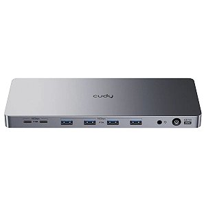 Dock Station Cudy USB-C Duplo 4K 10 Gbps - CS700