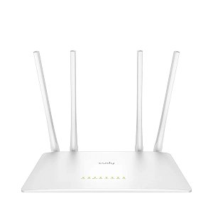 Roteador Cudy AC1200 WR1200 Dual Band 867 Mbps 4 Antenas Branco