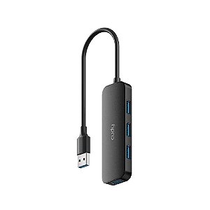 Hub Cudy USB 3.0 de 4 portas Preto