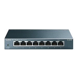 Switch TP-Link SG108 Gigabit de Mesa de 8 Portas