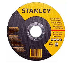 Disco de corte para inox 4.1/2 x 1.0 Stanley