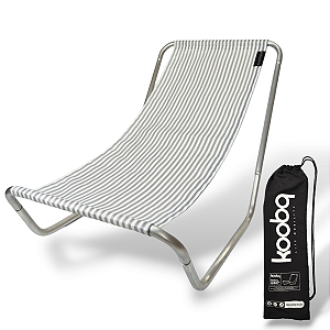 Cadeira de Alumínio Portátil Indian Silver La Digue - Koobq