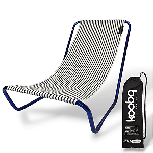Cadeira de Alumínio Portátil Marocco Blue Ibiza - Koobq