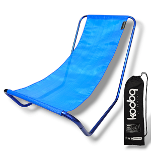 Cadeira de Alumínio Portátil Marocco Blue Egremni - Koobq