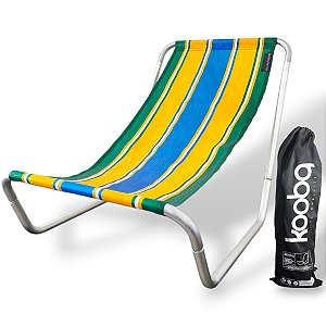 Cadeira de Alumínio Portátil Indian Silver Copacabana - Koobq