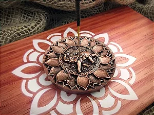 Incensário Resina Redondo Rosê (MRES-E25)