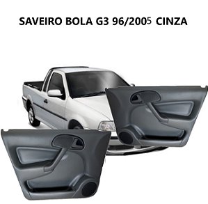 Par forro do Saveiro/Gol G3 portas dianteiras elétrica/ manual 98/05 Cinza
