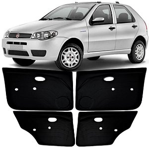 Kits Forro Palio Fire 4 portas dianteiro e traseira cor Preta