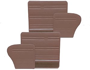 Forro da porta dianteira e lateral traseiro do Fusca Courvin Marron até 78/