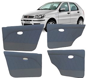 Forro da porta dianteira e traseira do Palio/Siena revestido com tecido cinza