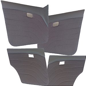 JOGO FORRO DAS PORTAS DIANTEIRA E TRASEIRA DO PALIO/SIENA 4P. C/TECIDO GRAFITE