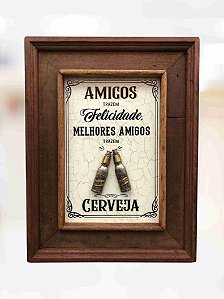 Quadro Melhores Amigos