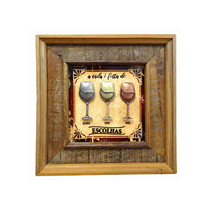 Quadro Taças de Vinhos