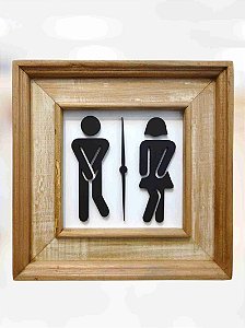 Quadro Banheiro Unissex