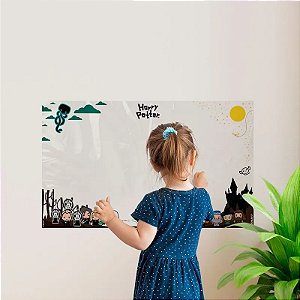 Quadro Eletrostático Decorado Harry Potter 100x60cm Leo&Leo