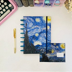 Caderno de Discos Buendía Noite Estrelada Van Gogh