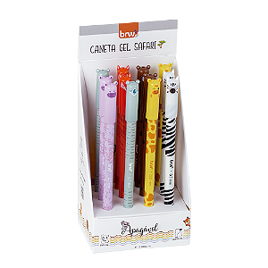 Caneta Esferográfica Gel Apagável 0.7mm Safari BRW