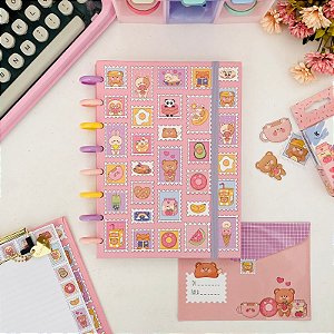 Caderno de Discos Buendía Ursinhos Kawaii