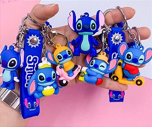 Chaveiro Emborrachado Pequeno Stitch