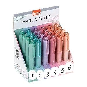 Marca Texto Pocket Pastel BRW