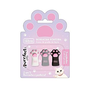 Borracha Ponteira Purrfect Cat c/3und Tilibra