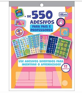 Bloco de Adesivos Decorados- 12 folhas Tilibra