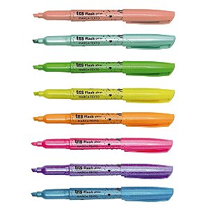 Marca Texto Tris Flash Glitter