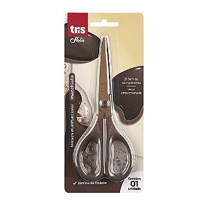 Tesoura multi Tris Coffee 17.5cm Titânio
