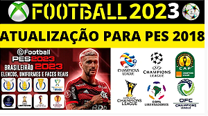 PES 2023 XBOX 360 ATUALIZAÇÃO PES 2018 PARA BLOQUEADO E DESBLOQUEADO