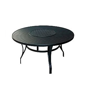 Conjunto de mesa Lótus Giro Interno com 6 Cadeiras