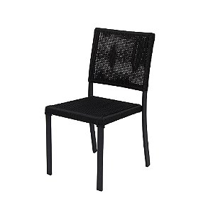 Cadeira Trevo em Corda náutica e Alumínio