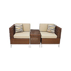 Conjunto de Poltrona Tulipa com Mesa lateral