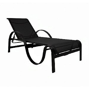 Espreguiçadeira Lótus Ondulada em Tela Sling