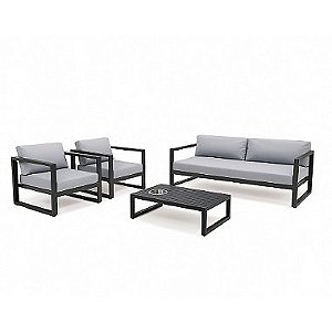 Conjunto de Sofá Bogarim com Mesa com Champanheira