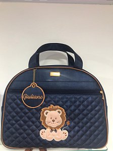 Bolsa maternidade básica G Sintético Azul marinho