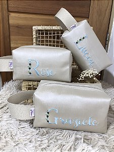 Necessaire Box Bordada