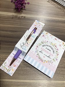 Kit Bloquinho de Notas + Caneta da Prô