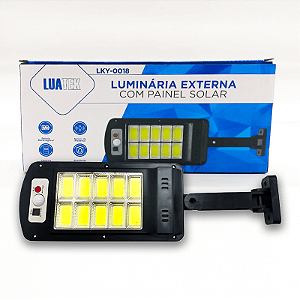 Luminária Poste Externa Solar