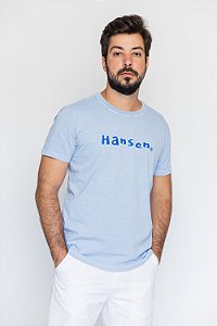 Camiseta Premium SAARA Azul Claro Estonada