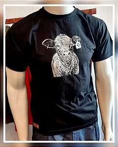 T-SHIRT COW MASCULINA