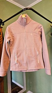 FLEECE CASACO FEMININO BEGE