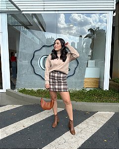 Moletom Bege gola Alta TAM M