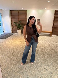 Colete marrom Renner tam M