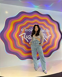 Macacão jeans C&A tam 40