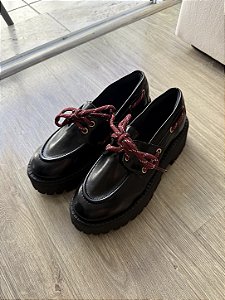 Mocassim preto Sonho tam 35