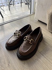 Mocassim marrom Renner tam 35