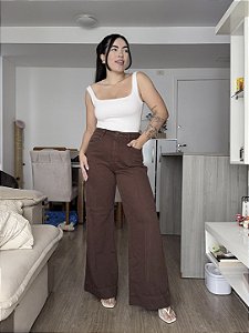 Calça marrom Renner tam 40