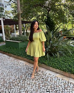 Vestido verde Renner tam M