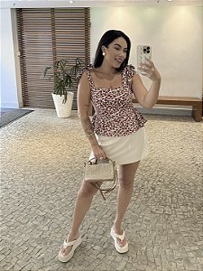 Blusa vermelha tam M