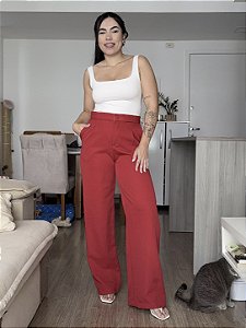Calça vermelha Renner tam 38
